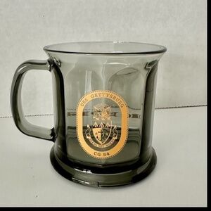 USS Gettysburg CG 64 Words Not Deeds Glass Mug